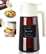 2-in-1 Glass Oil Dispenser & Sprayer – 470ml Leakproof Olive Oil Bottle for Kitchen, BBQ & Cooking