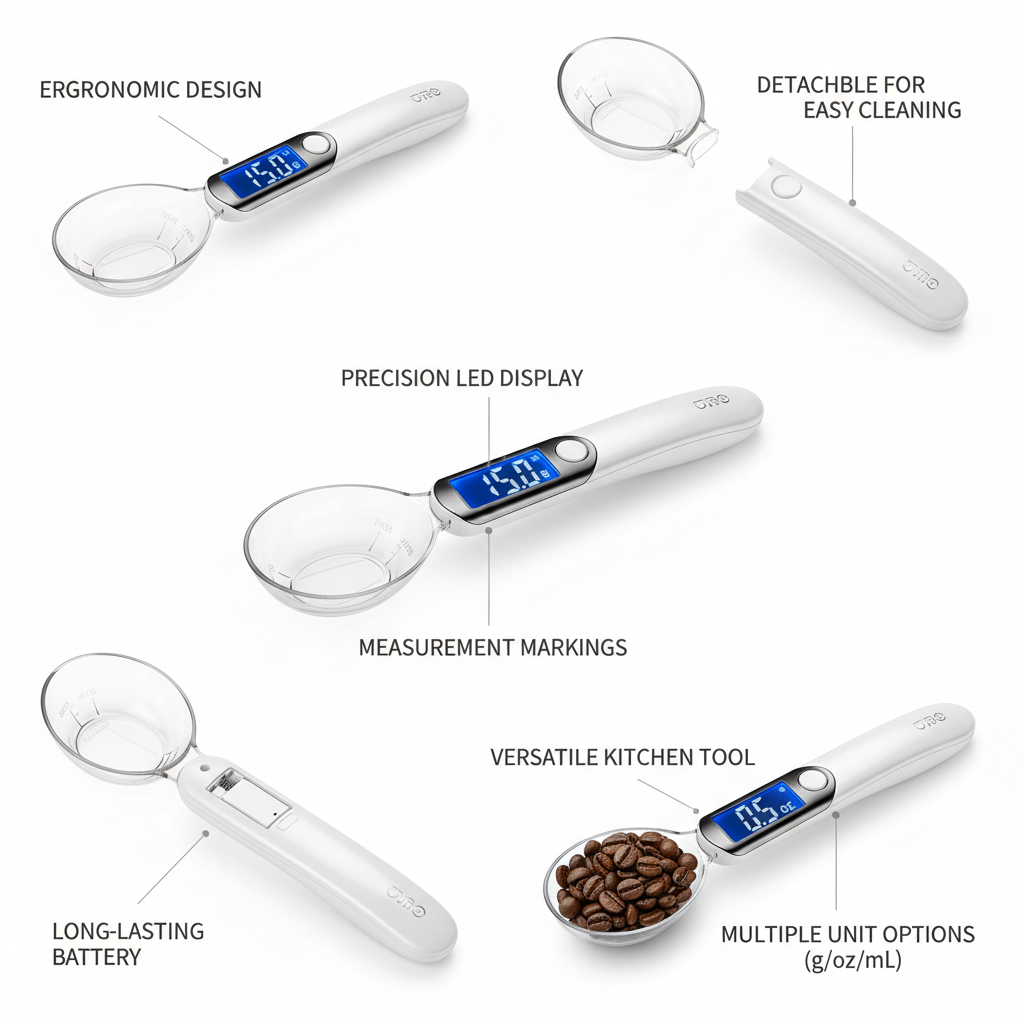 Precision Scale Spoon features infographic